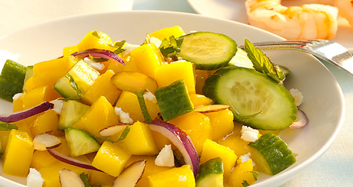 Mango Cucumber Salad